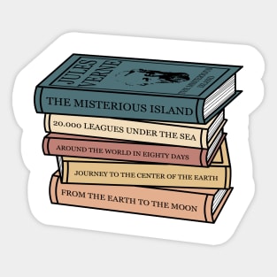 Verne Books Sticker